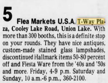 T-Way Plaza - 1983 Ad